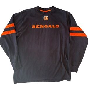 NFL Bengals‎ long sleeve tshirt. Men’s size Medium. EUC